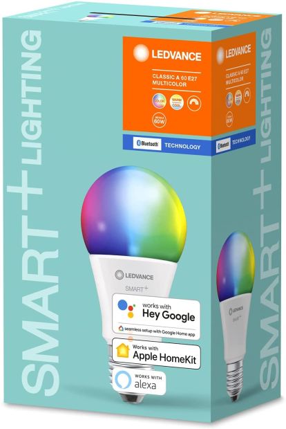 LEDVANCE Smarte LED Lampe mit Bluetooth Mesh E27 RGB 4er Pack LEDVANCE Smarte LED Lampe mit Bluetooth Mesh E27 RGB 4er Pack