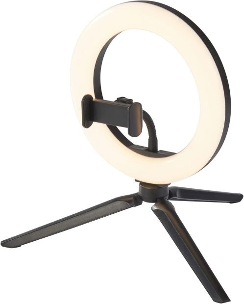 Ledvance LED Ringlicht mit Stativ Handy Ringleuchte Fernbedienung Bluetooth