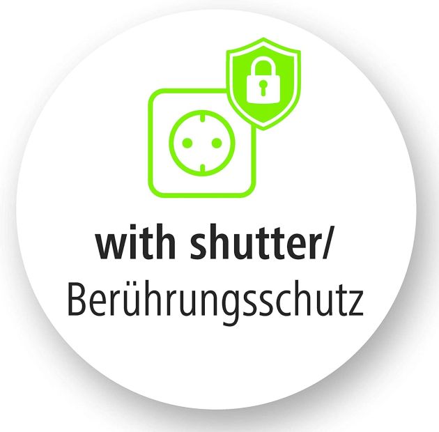 Hama Steckdosenadapter mit Berührungsschutz Hama Steckdosenadapter mit Berührungsschutz