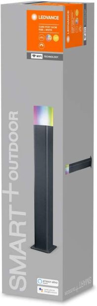 LEDVANCE SMART+ WIFI CUBE 50CM LED Gartenleuchte Stehleuchte mit WiFi RGB