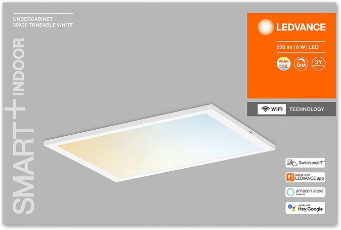 LEDVANCE SMART+ Wi-Fi Unterbauleuchte Panel mit Wi-Fi dimmbar RGB