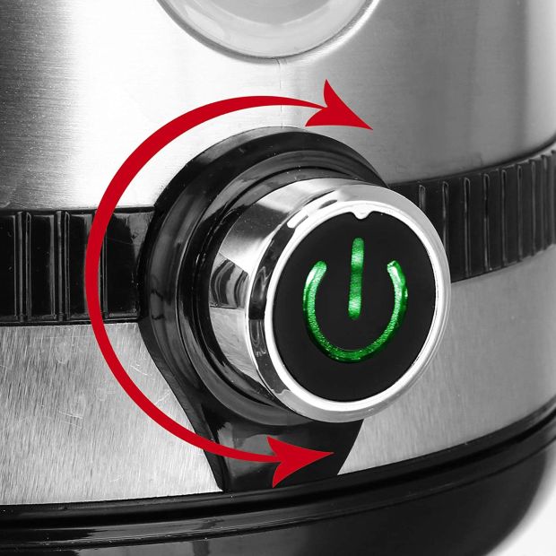 Emerio Edelstahl Wasserkocher 1.7 Liter 2200W Temperaturwahl Emerio Edelstahl Wasserkocher 1.7 Liter 2200W Temperaturwahl