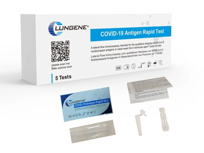 5 x Clungene COVID-19 Rapid Antigen-Schnelltest Selbsttest Corona schnelltest 5 x Clungene COVID-19 Rapid Antigen-Schnelltest Selbsttest Corona schnelltest