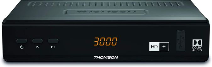 THOMSON THS844 Digitaler HD+ Satelliten Receiver DVB-S2, inkl. HD plus Karte