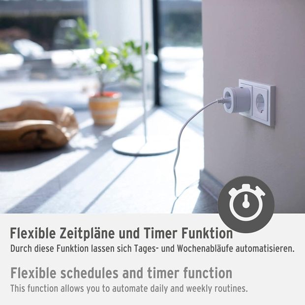 Brennenstuhl Smart Steckdose Wifi Wlan Steckdosenadapter Zwischenstecker