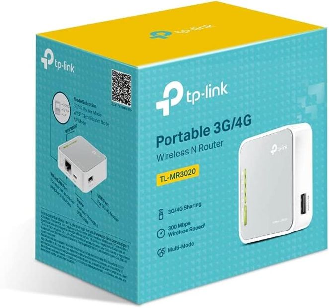TP-Link TL-MR3020 Wlan N Router USB Hotspot [B-WARE]