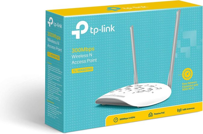 TP-Link TL-WA801ND WLAN Router Repeater PoE 300Mbit Signal Verstärker [B-WARE]