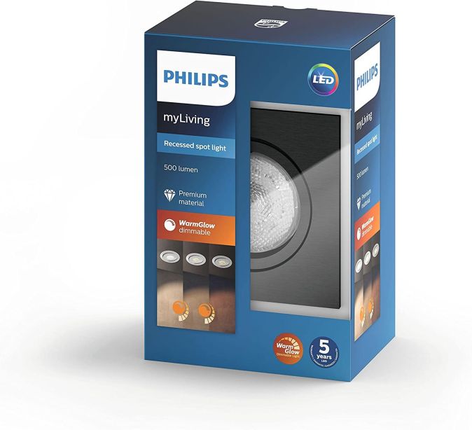Philips myLiving LED Warmglow Deckenstrahler Einbaustrahler 4,5W 