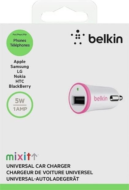 Belkin Autoladegerät USB Zigarettenanzünder 5W Universal KFZ Ladekabel Belkin Autoladegerät USB Zigarettenanzünder 5W Universal KFZ Ladekabel