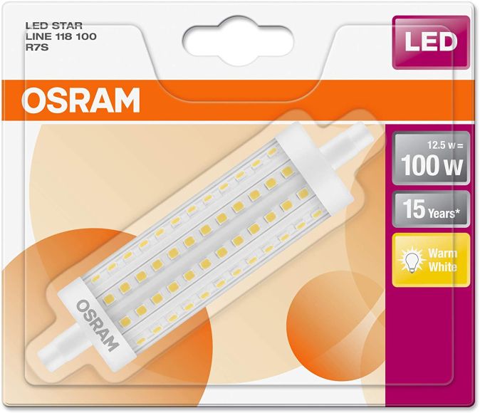 Osram LED Star Special Line, R7S-Sockel 100 Watt 118 mm Warmweiß