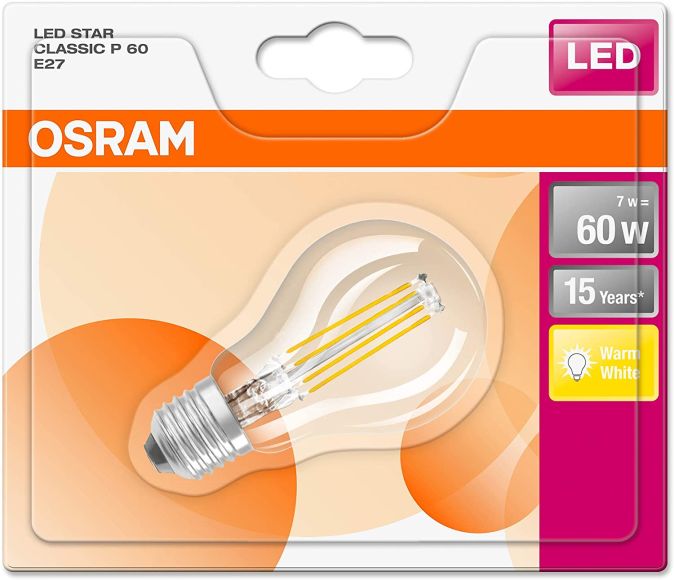 Osram LED Retrofit Classic P Lampe E27 Warmweiss Osram LED Retrofit Classic P Lampe E27 Warmweiss