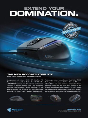 ROCCAT (B-WARE) Kone XTD Max Customization Gaming Maus schwarz 8102 ROCCAT (B-WARE) Kone XTD Max Customization Gaming Maus schwarz 8102