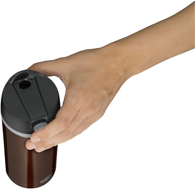 alfi Coffee To Go Trinkbecher isoMug Edelstahl 0,35l in Grün oder Braun wählbar