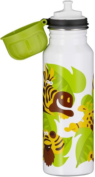 alfi Edelstahl Trinkflasche Jungle Weiß 600 ml 4x Absolut Dicht alfi Edelstahl Trinkflasche Jungle Weiß 600 ml 4x Absolut Dicht
