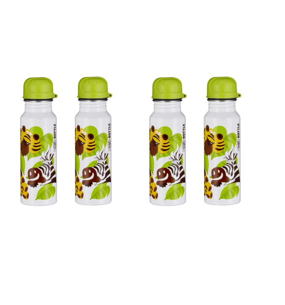 alfi Edelstahl Trinkflasche Jungle Weiß 600 ml 4x Absolut Dicht alfi Edelstahl Trinkflasche Jungle Weiß 600 ml 4x Absolut Dicht
