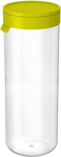 alfi Vorratsglas mit Deckel Borosilikat Glas L Apfelgrün 2l