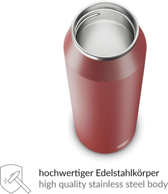 Alfi ENDLESS BOTTLE 500ml Isoliertrinkflasche Edelstahl Thermoskanne BPA-frei