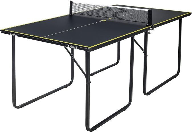 [KOMBİ DEAL] JOOLA Tischtennisplatte mit Netz Mittelgroß mit 24x Tischtennisbälle 