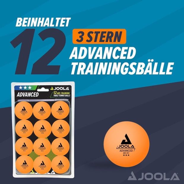 [KOMBİ DEAL] JOOLA Tischtennisplatte mit Netz Mittelgroß mit 24x Tischtennisbälle 