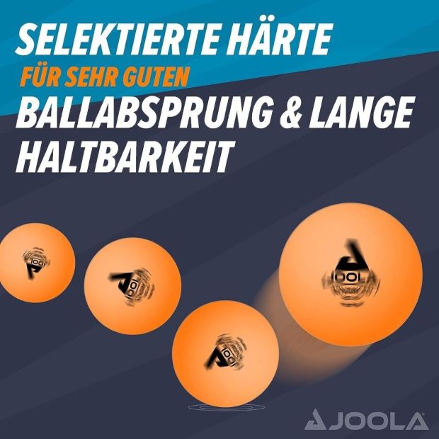 [KOMBİ DEAL] JOOLA Tischtennisplatte mit Netz Mittelgroß mit 24x Tischtennisbälle 