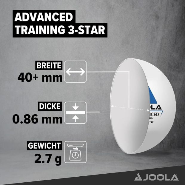 JOOLA Tischtennis Set Tischtennisschläger Tischtennisbälle mit Hülle
