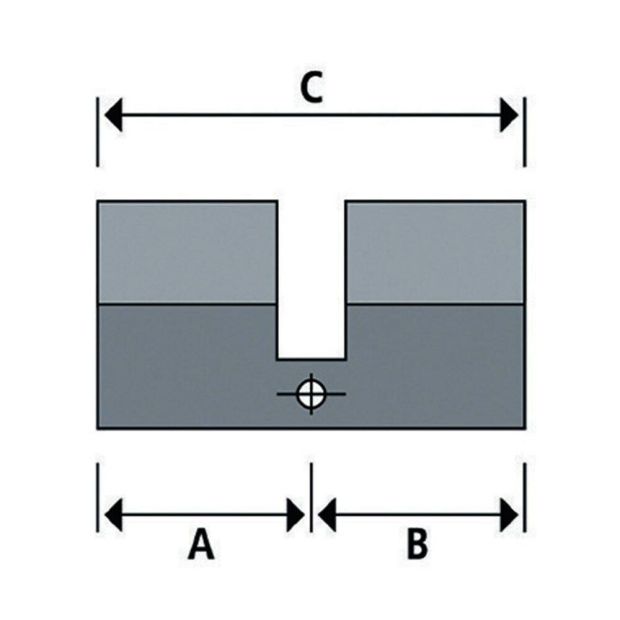 ABUS® E50N 30/35 Zylinderschloss Profilzylinder inkl. 3 Schlüssel