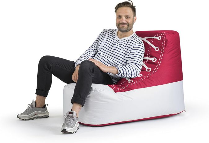 SITTING POINT Sitzsack Brava Chuck 105x60x70cm rot SITTING POINT Sitzsack Brava Chuck 105x60x70cm rot