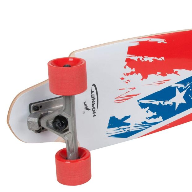 Hudora Hornet Longboard 32,5", Flag Design