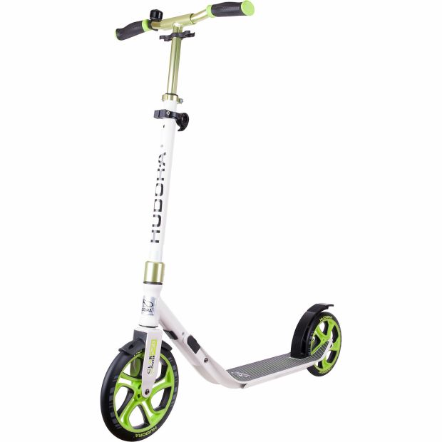 HUDORA Scooter Roller CLVR 250 Tret-Roller Klapproller weiß/grün