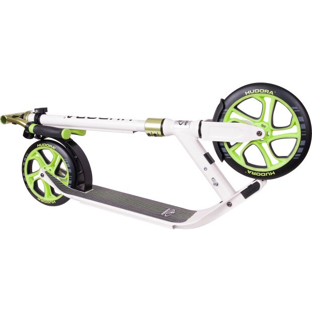 HUDORA Scooter Roller CLVR 250 Tret-Roller Klapproller weiß/grün