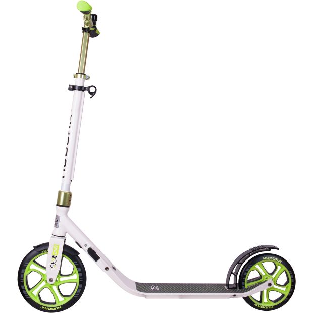 HUDORA Scooter Roller CLVR 250 Tret-Roller Klapproller weiß/grün