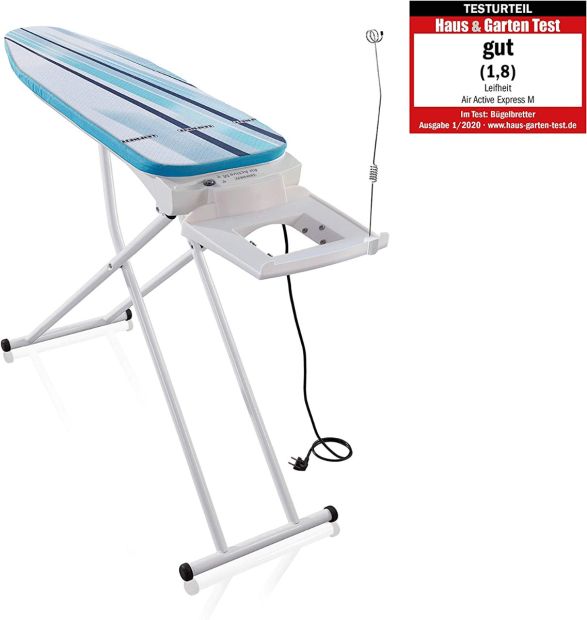 Leifheit Bügeltisch Air Active Express M für schnelles Bügeln, Bügelbrett
