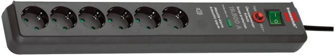 Brennenstuhl Secure-Tec, Steckdosenleiste 6-fach 3m 