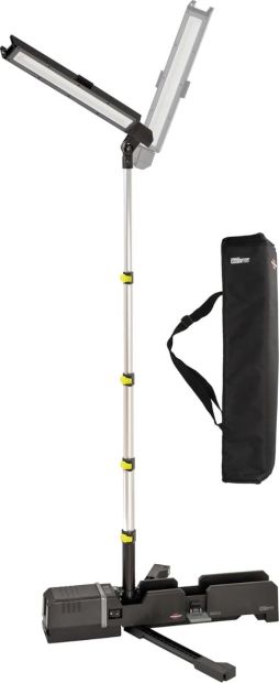 Brennenstuhl Multi Battery LED Akku Teleskop-Arbeitsstrahler 6050 MA 7700lm