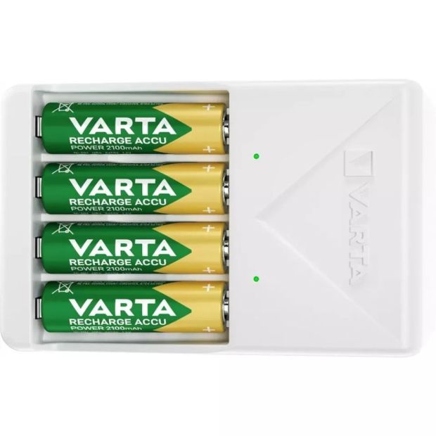 Varta Plug Charger Batterieladegerät mit 4x AA Akkus 2100mAh Varta Plug Charger Batterieladegerät mit 4x AA Akkus 2100mAh