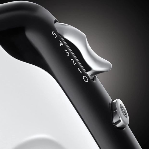 Russell Hobbs Handmixer -Handrührer 2 Rührbesen & 2 Knethaken & Rührschüssel