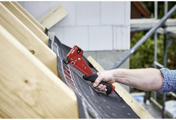 Novus J-055 Profi Hammertacker Schlagtacker 175 Klammern 6-14 mm