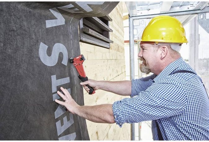Novus J-055 Profi Hammertacker Schlagtacker 175 Klammern 6-14 mm