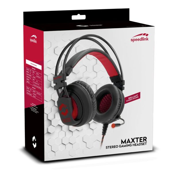 SPEEDLINK Maxter Gaming Kopfhörer mit Mikrofon LED 3.5mm Headset für PC (B-Ware) SPEEDLINK Maxter Gaming Kopfhörer mit Mikrofon LED 3.5mm Headset für PC (B-Ware)