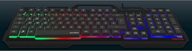 SPEEDLINK [B-Ware] ORIOS Metal PROFI Gaming Keyboard Tastatur RGB QWERTZ 