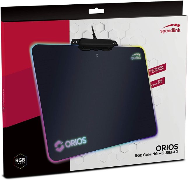 SPEEDLINK ORIOS RGB Gaming Mauspad Beleuchtet Mousepad für PC SPEEDLINK ORIOS RGB Gaming Mauspad Beleuchtet Mousepad für PC