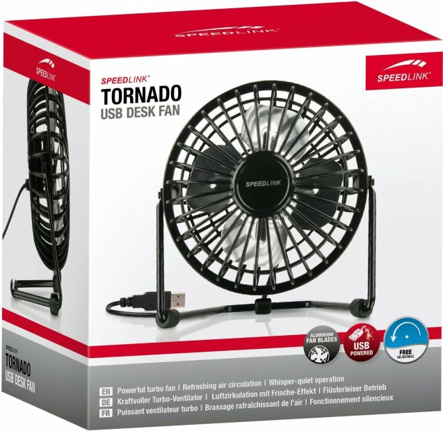 Speedlink TORNADO Turbo Mini Tisch Ventilator Kühler Laptop USB PC Speedlink TORNADO Turbo Mini Tisch Ventilator Kühler Laptop USB PC