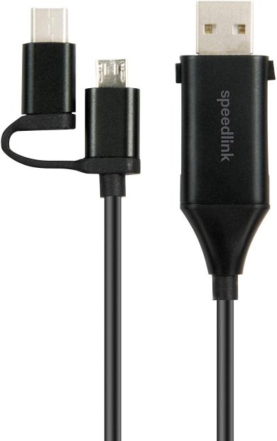Speedlink 4-in-1 USB-C Adapter Kabel HQ 1m [ B-Ware]
