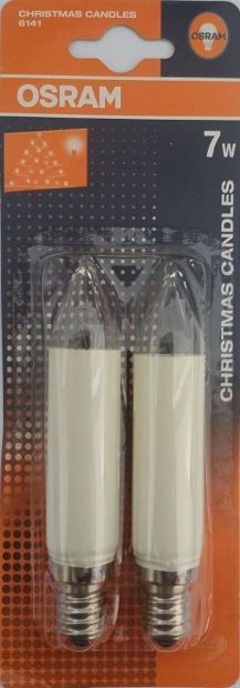 OSRAM Weihnachtslampe Ersatzkerze E14 7W [16ER PACK]
