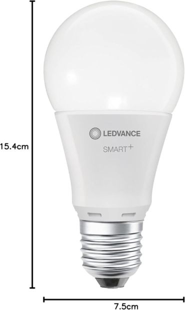 Ledvance Smart+ LED Lampe WiFi E27 Dimmbar Glühbirne 14W Warmweiß