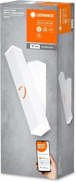LEDVANCE SMART+ Orbis Cross LED Wandleuchte drehbar 12W Wandlampe 3000-6500K