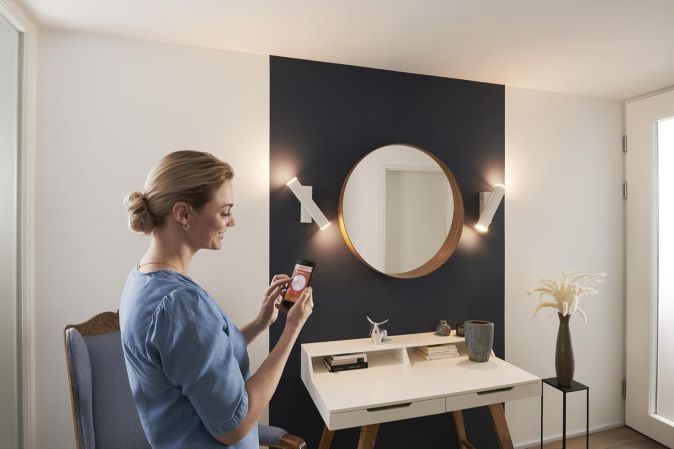 LEDVANCE SMART+ Orbis Cross LED Wandleuchte drehbar 12W Wandlampe 3000-6500K