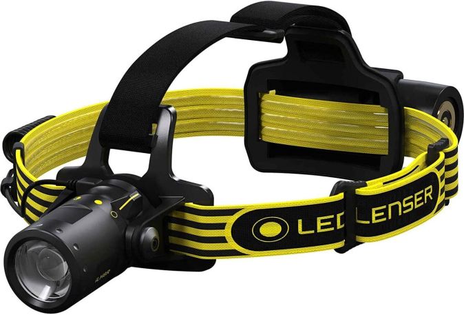 LEDLENSER iLH8R Stirnlampe 300 Lumen Akku Kopflampe