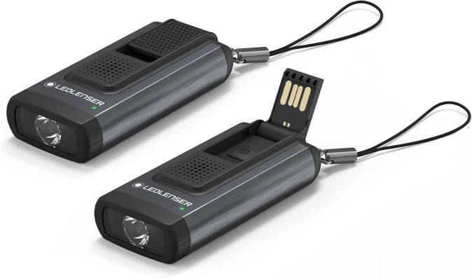Ledlenser K6R Safety 4GB Schlüsselbundleuchte Taschenlampe mit Alarm