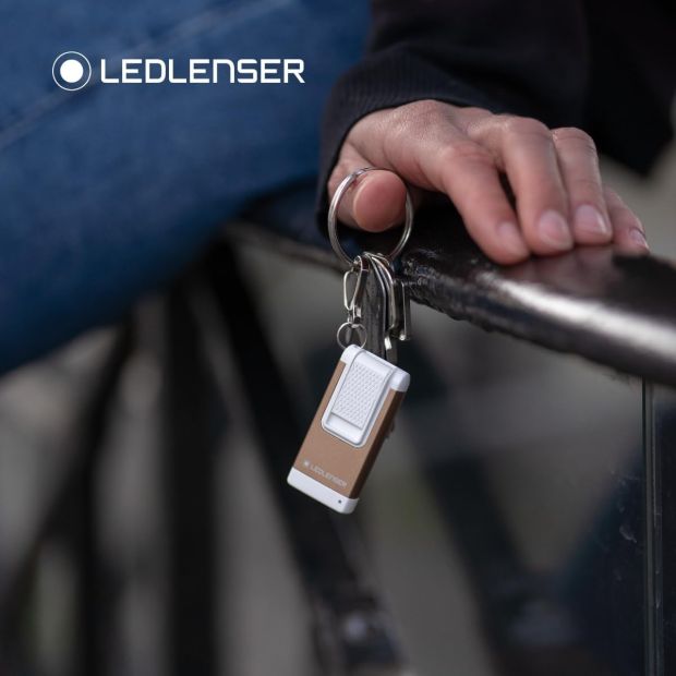 Ledlenser K6R Schlüsselbundleuchte wiederaufladbar 400lm Taschenlampe & Rotlicht